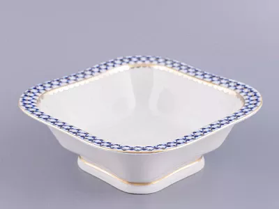 Салатник однопорционный квадратный Молодежная Кобальтовая сетка арт. 80.06934.00.1