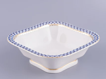 Салатник однопорционный квадратный Молодежная Кобальтовая сетка арт. 80.06934.00.1, 