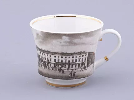 Чашка с блюдцем чайная, форма Банкетная, рисунок Великолепный Невский Малая Конюшенная, арт. 81.32686.00.1