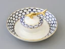 Икорница каспийская Кобальтовая сетка арт. 80.72957.00.1,  Икорница каспийская Кобальтовая сетка арт. 80.72957.00.1,