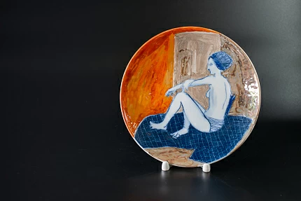 Декоративная тарелка Модель 5, на форме Эллипс, арт 60.10529.00.1