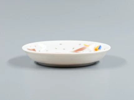 Декоративная тарелка 110 мм, форма Европейская, рисунок Трио. Контрабас, арт 80.84070.00.1