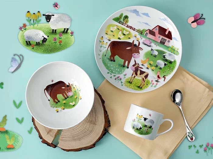 Подарочный набор 1/3 форма Восточная рисунок На ферме, арт. 81.32842.00.1, 