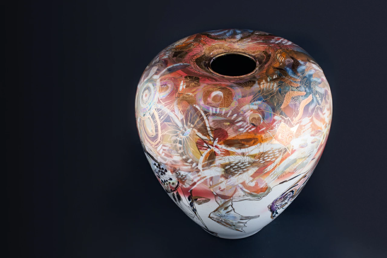 Ваза Красное Море на форме Антоновка, арт 60.15404.00.1, 