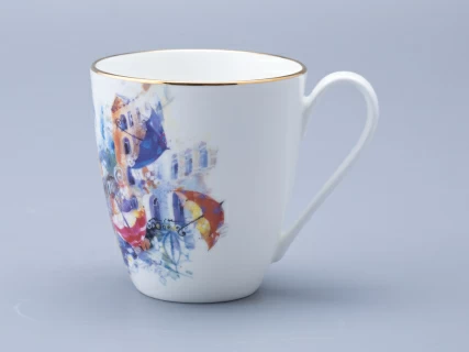 Бокал форма Вариации 450 мл рисунок Летающие зонтики, арт 80.70029.00.1, 