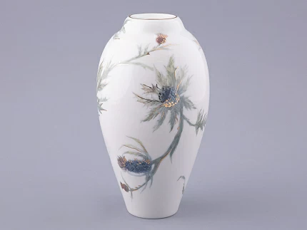 Ваза форма Лилия рисунок Репейник, арт. 80.48116.00.1 Ваза форма Лилия рисунок Репейник, арт. 80.48116.00.1