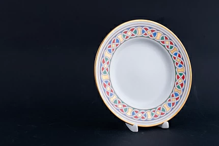 Тарелка 190 мм на форме Европейская, рисунок Былина, арт 60.10676.00.5