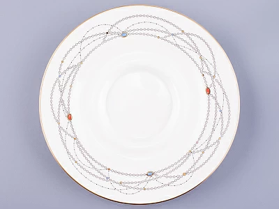 Чашка с блюдцем чайная форма Айседора рисунок Волшебное лебединое озеро - 2 арт. 81.26472.00.1