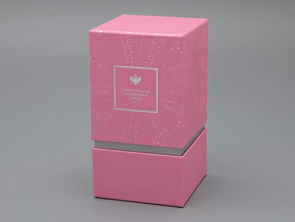 Подарочный набор Свеча ароматическая Идиллия Астра 2 аромат Вишневый сад, арт 81.33302.00.1