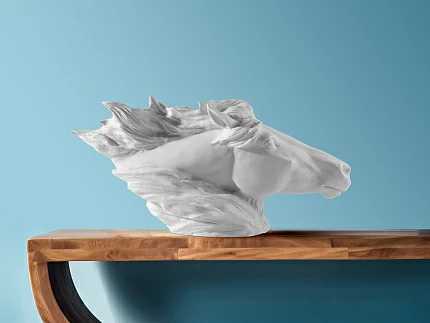 Скульптура форма Фаворит рисунок Белый, арт 82.09512.00.1