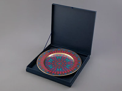 Тарелка декоративная 270 мм Европейская, в подарочной упаковке, рисунок Готическая 5 арт. 81.27132.00.1