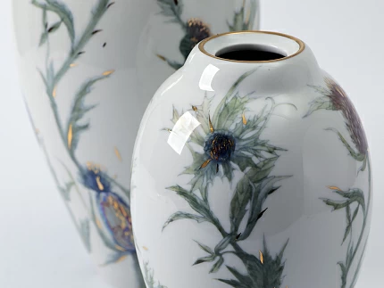 Ваза форма Лилия рисунок Репейник, арт. 80.48116.00.1 Ваза форма Лилия рисунок Репейник, арт. 80.48116.00.1