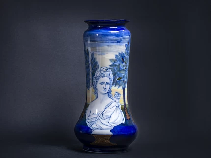 Ваза Летний сад рисунок Весна и лето на форме Альфа рисунок арт. 60.10810.00.1 Ваза Летний сад рисунок Весна и лето на форме Альфа рисунок арт. 60.10810.00.1