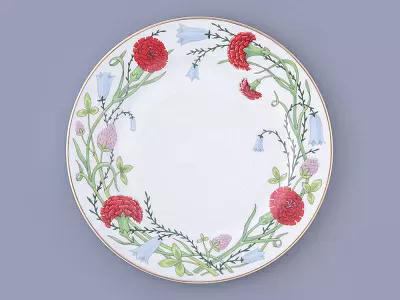 Тарелка плоская 200 мм форма Стандартная-2 рисунок Сад Алисы, арт. 80.47612.00.1