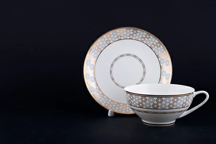 Сервиз чайный на 6 персон 14 предметов, Звезда Востока на форме Купольная арт 81.29673.00.1