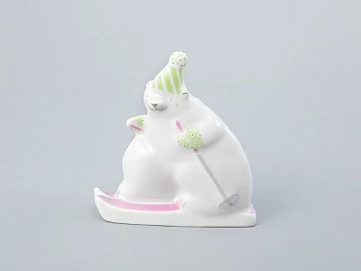 Скульптура форма Медведь-Биатлонист рисунок Медведь-Биатлонист арт. 82.78214.00.1