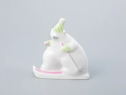 Скульптура форма Медведь-Биатлонист рисунок Медведь-Биатлонист арт. 82.78214.00.1