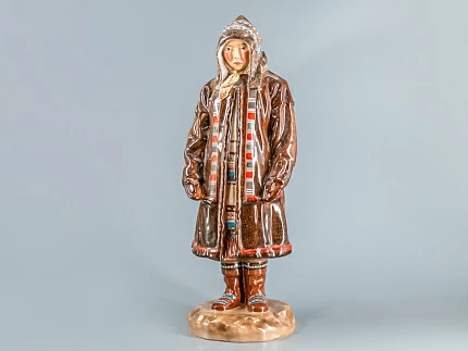 Скульптура Народности России Тунгузская женщина арт. 82.78568.00.1