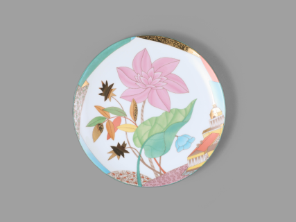 Декоративная тарелка 275 мм форма Эллипс рисунок Знойное лето арт. 80.83758.00.1, 