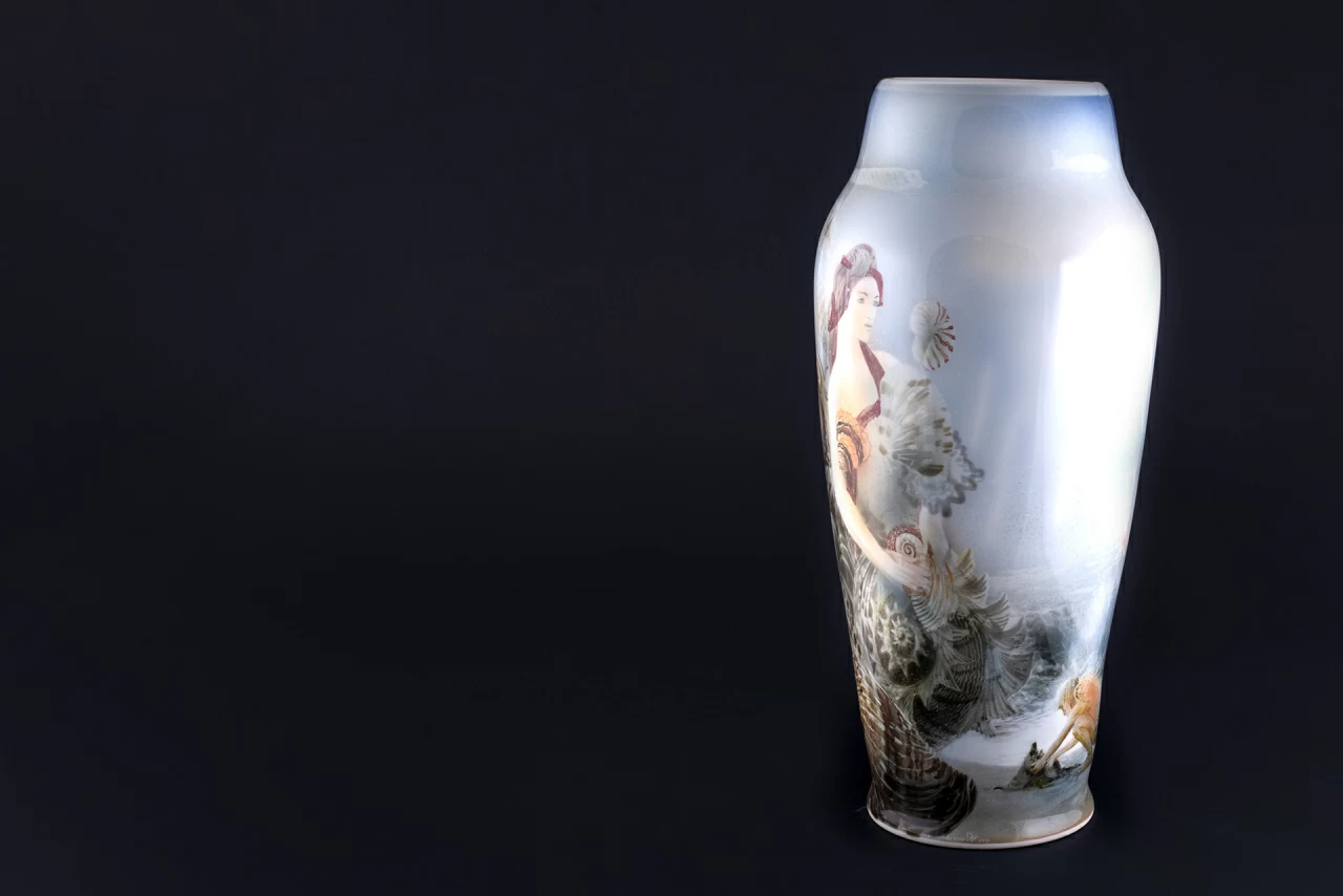 Ваза У самого синего моря на форме Музейная, арт. 60.08880.00.1, 