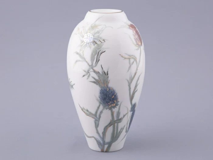 Ваза форма Лилия рисунок Репейник, арт. 80.48116.00.1, 