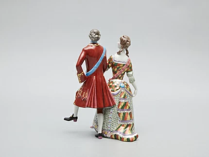 Скульптура Петр и Екатерина Петровская Ассамблея арт. 82.51219.00.1 Скульптура Петр и Екатерина Петровская Ассамблея арт. 82.51219.00.1