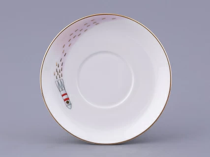 Чашка с блюдцем форма Майская рисунок Спасская башня, арт. 81.32626.00.1, 