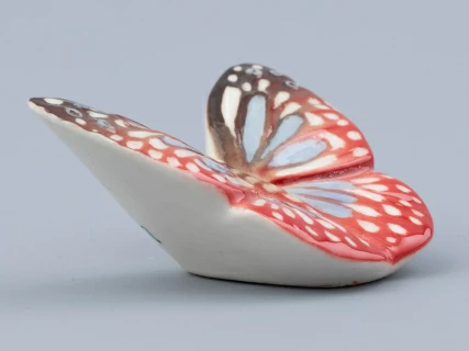 Скульптура форма Бабочка малого размера, рисунок Красная, арт. 82.47229.00.1, 