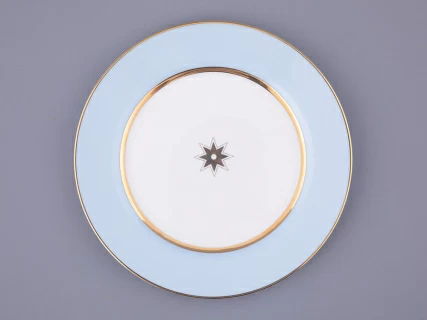 Тарелка плоская 200 мм форма Стандартная 2 рисунок Азур Голубой арт. 80.49065.00.1, 