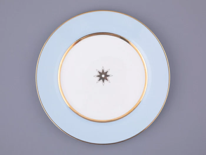 Тарелка плоская 200 мм форма Стандартная 2 рисунок Азур Голубой арт. 80.49065.00.1, 