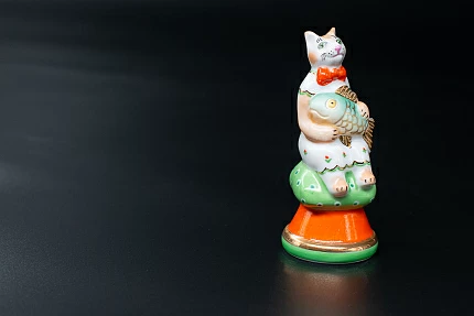 Скульптура Кошка Маша с рыбкой, арт 62.12742.00.5 Скульптура Кошка Маша с рыбкой, арт 62.12742.00.5