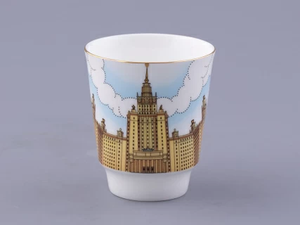 Чашка с блюдцем форма Майская рисунок Университет, арт. 81.32624.00.1, 