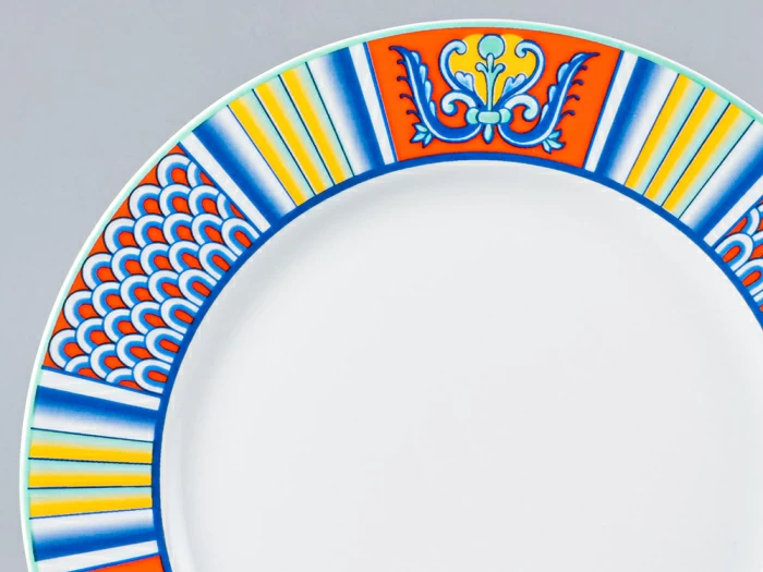 Тарелка форма Европейская 215 мм рисунок Высоцкая. Rosso, арт. 80.37142.00.1, 