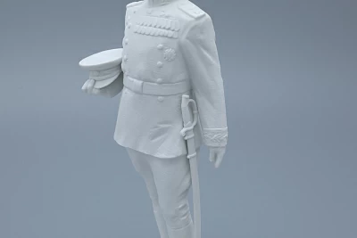 Скульптура Маршал Говоров Л.А., в подарочной упаковке, Белый бисквит, арт. 81.34246.00.1 Скульптура Маршал Говоров Л.А., в подарочной упаковке, Белый бисквит, арт. 81.34246.00.1