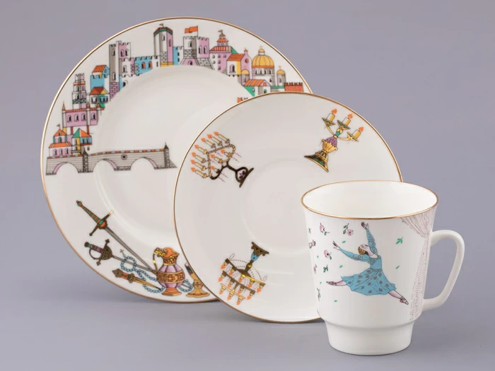 Трехпредметный комплект 165 мл форма Майская рисунок Балет Ромео и Джульетта, арт. 81.21564.00.1, 