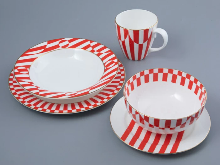 Салатник 160 мм Восточная рисунок Да и нет Красный арт. 80.44740.00.1, 