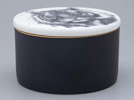 Шкатулка в подарочной упаковке, форма Идиллия, рисунок Тотем. Тигр арт. 81.31652.00.1