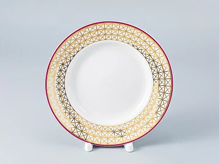 Тарелка мелкая 180 мм форма Гладкая рисунок Замоскворечье арт. 80.83033.00.1 Тарелка мелкая 180 мм форма Гладкая рисунок Замоскворечье арт. 80.83033.00.1