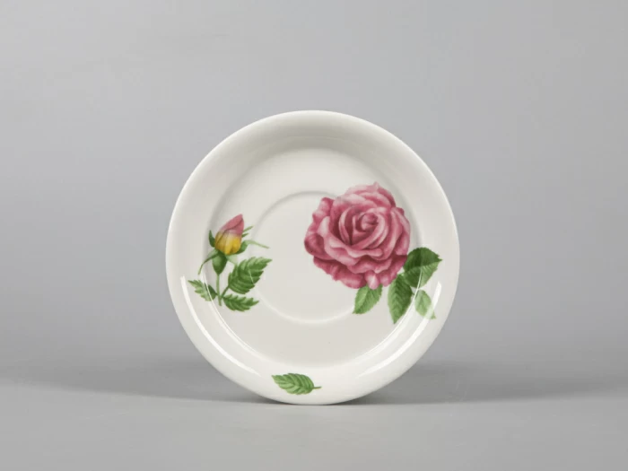 Чашка с блюдцем чайная форма Гербовая рисунок Розариум арт. 81.30483.00.1, 