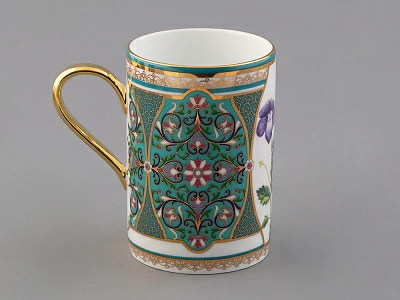 Бокал 400 мл в подарочной упаковке, форма Соло, рисунок Фиалка надрезанная, арт. 81.32711.00.1 Бокал 400 мл в подарочной упаковке, форма Соло, рисунок Фиалка надрезанная, арт. 81.32711.00.1