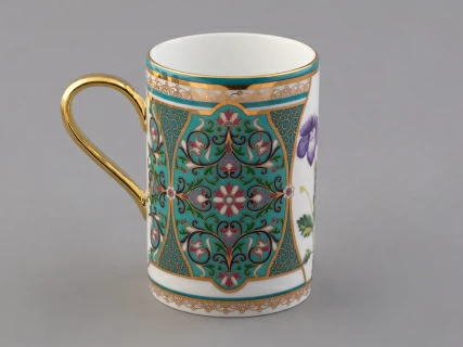 Бокал 400 мл в подарочной упаковке, форма Соло, рисунок Фиалка надрезанная, арт. 81.32711.00.1, 