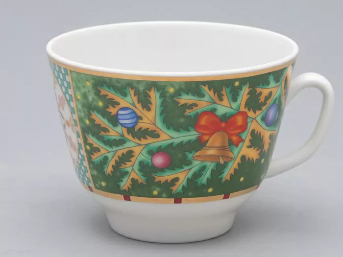 Чашка с блюдцем чайная 350 мл форма Подарочная рисунок Морозный январь арт. 81.31749.00.1, 