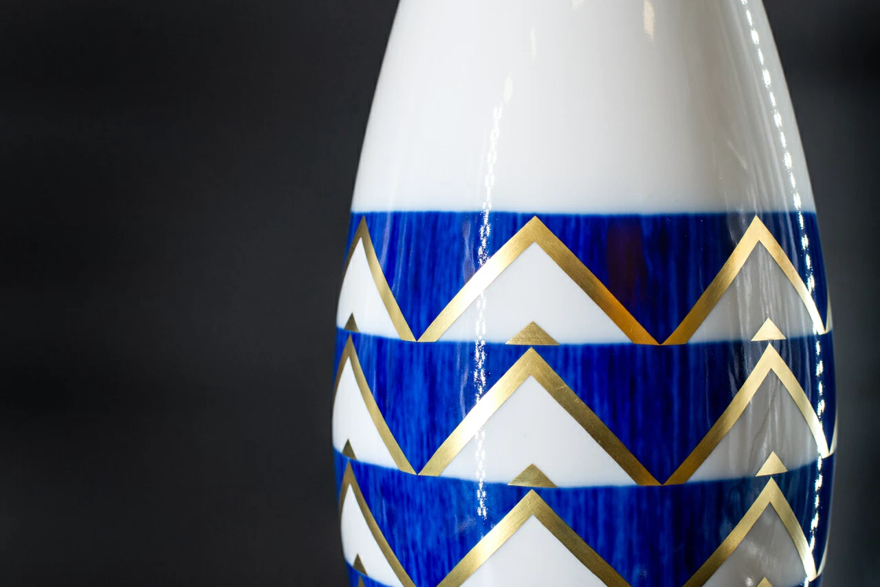 Ваза Уголки на форме Высокая, арт 60.13795.00.1, 