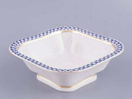 Салатник двухпорционный квадратный Молодежная Кобальтовая сетка арт. 80.06935.00.1