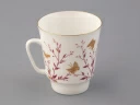 Чашка с блюдцем кофейная 165 мл форма Майская рисунок Розовые веточки арт. 81.13735.00.1, 