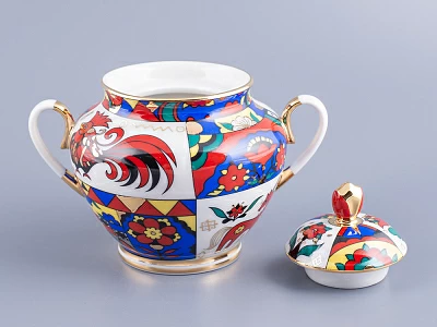 Сахарница форма Весенняя Народные Узоры арт. 80.60811.00.1