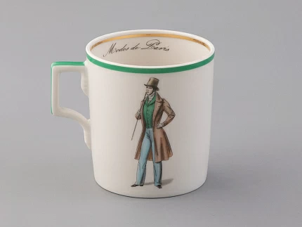 Подарочный набор чайный форма Гербовая рисунок Modes de Paris (зеленый) арт. 81.25659.00.1