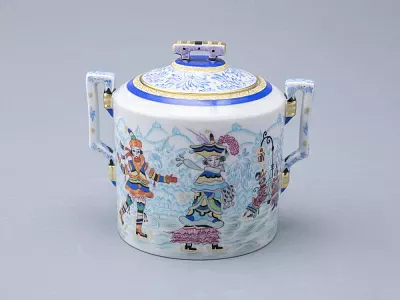 Сервиз чайный форма Гербовая рисунок Зимние забавы, 4 персоны 10 предметов арт. 81.20899.00.1