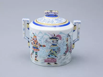 Сервиз чайный форма Гербовая рисунок Зимние забавы, 4 персоны 10 предметов арт. 81.20899.00.1