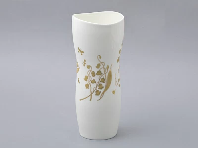 Ваза для цветов форма Молодежная рисунок Ева Нежный ландыш арт. 80.44061.00.1